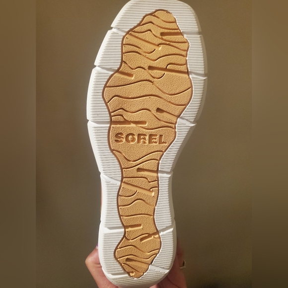 Sorel Joanie Ankle Strap Sandals Tan Platform New - Picture 7 of 7